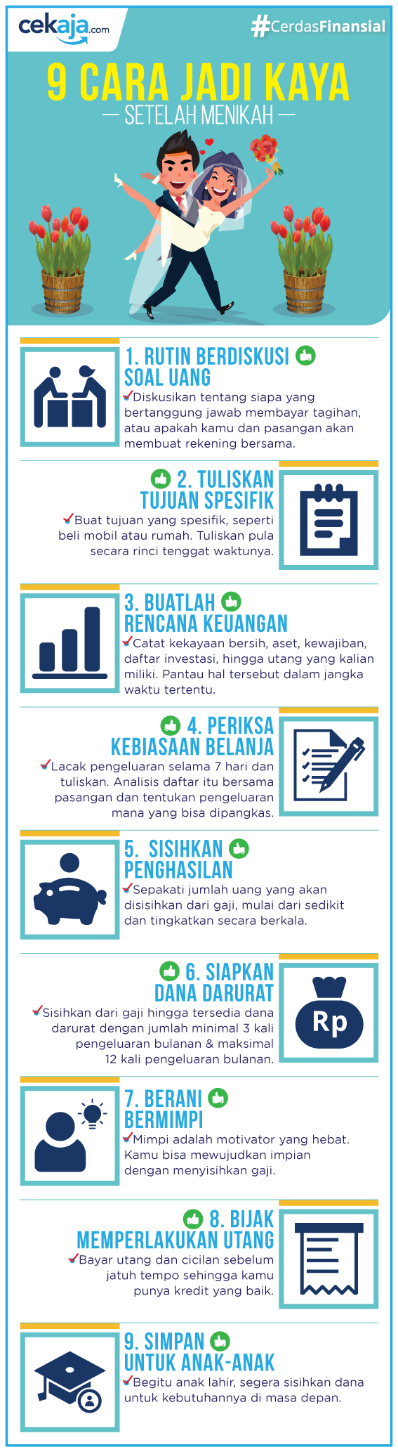 9 Cara Jadi Kaya Setelah Menikah